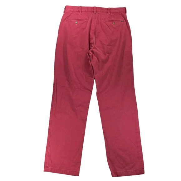 Polo Ralph Lauren Chino Pants Mens 34x32 Red Classic Fit Casual Preppy - Picture 6 of 10